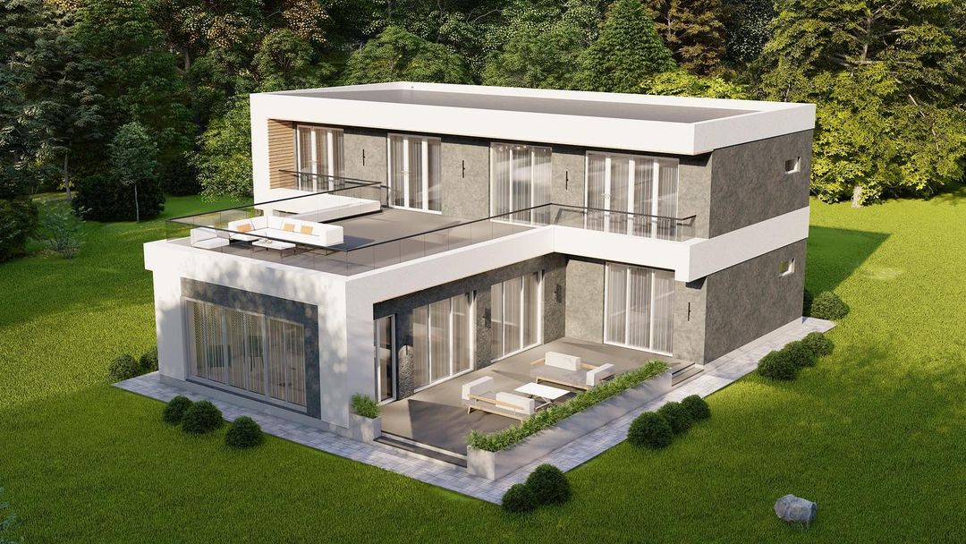 Maison individuelle ossature métallique